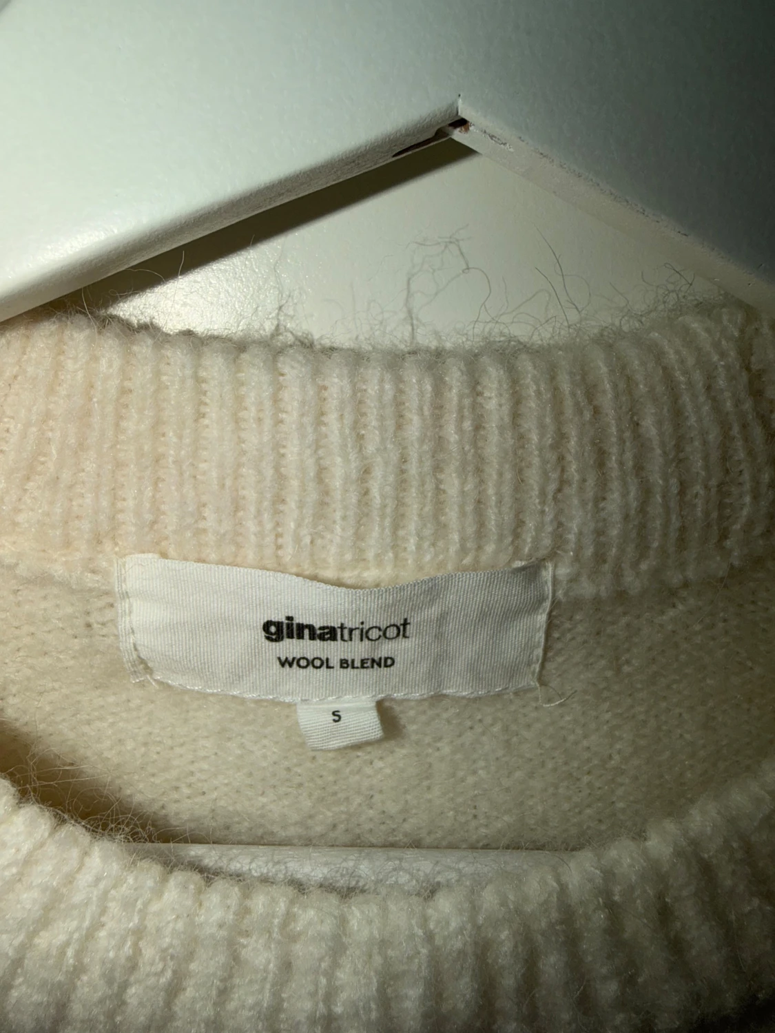 Beige stickad tröja Gina Tricot S - 1