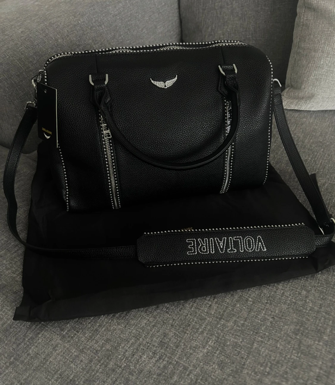 Svart axelväska från Zadig&Voltaire