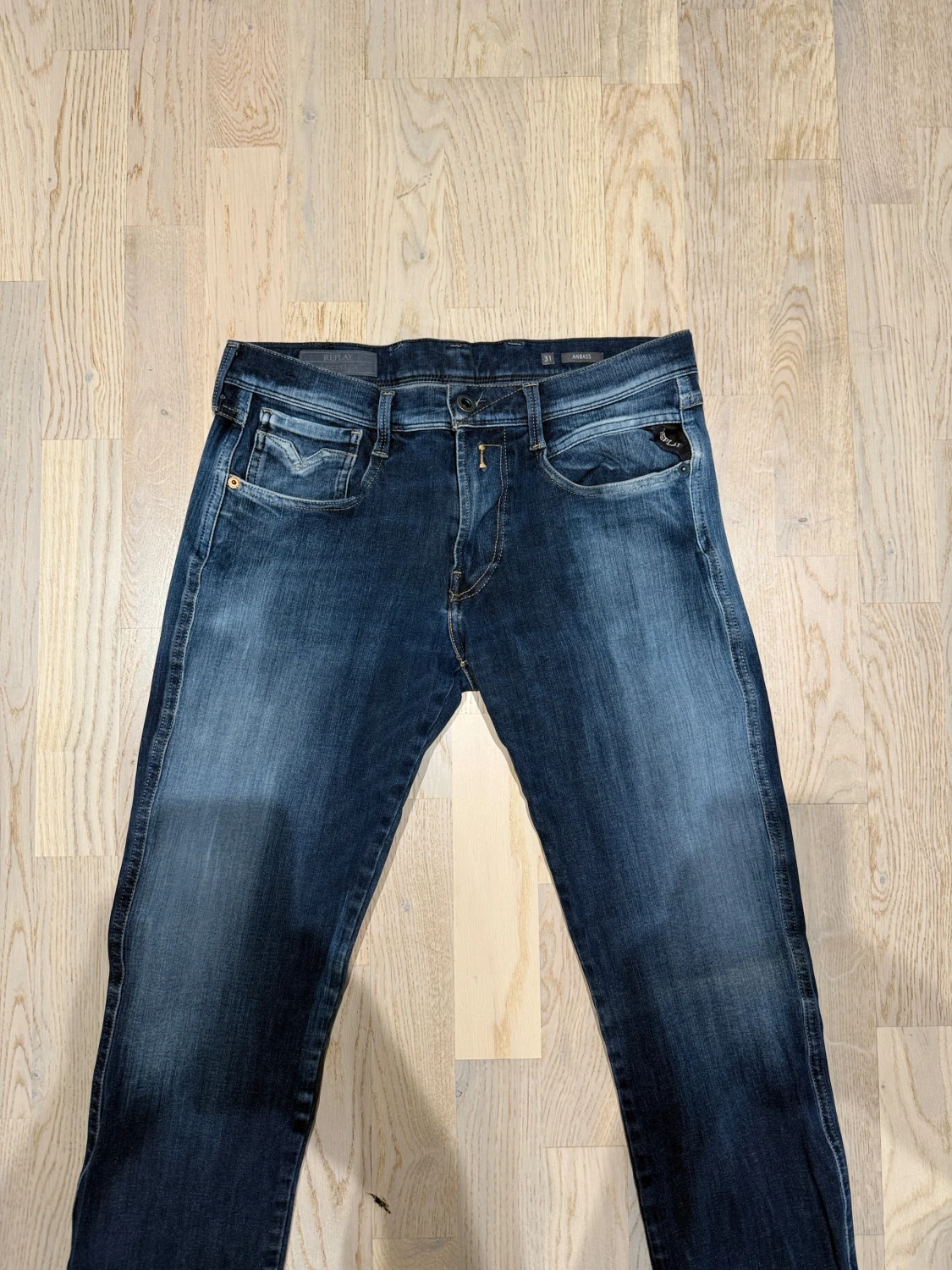 Blåa Replay jeans