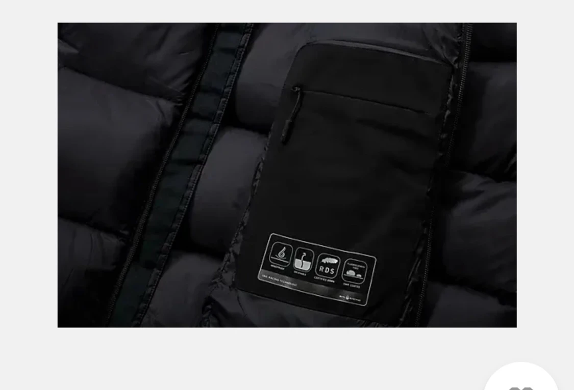 Svart pufferjacka från Sail Racing - 2