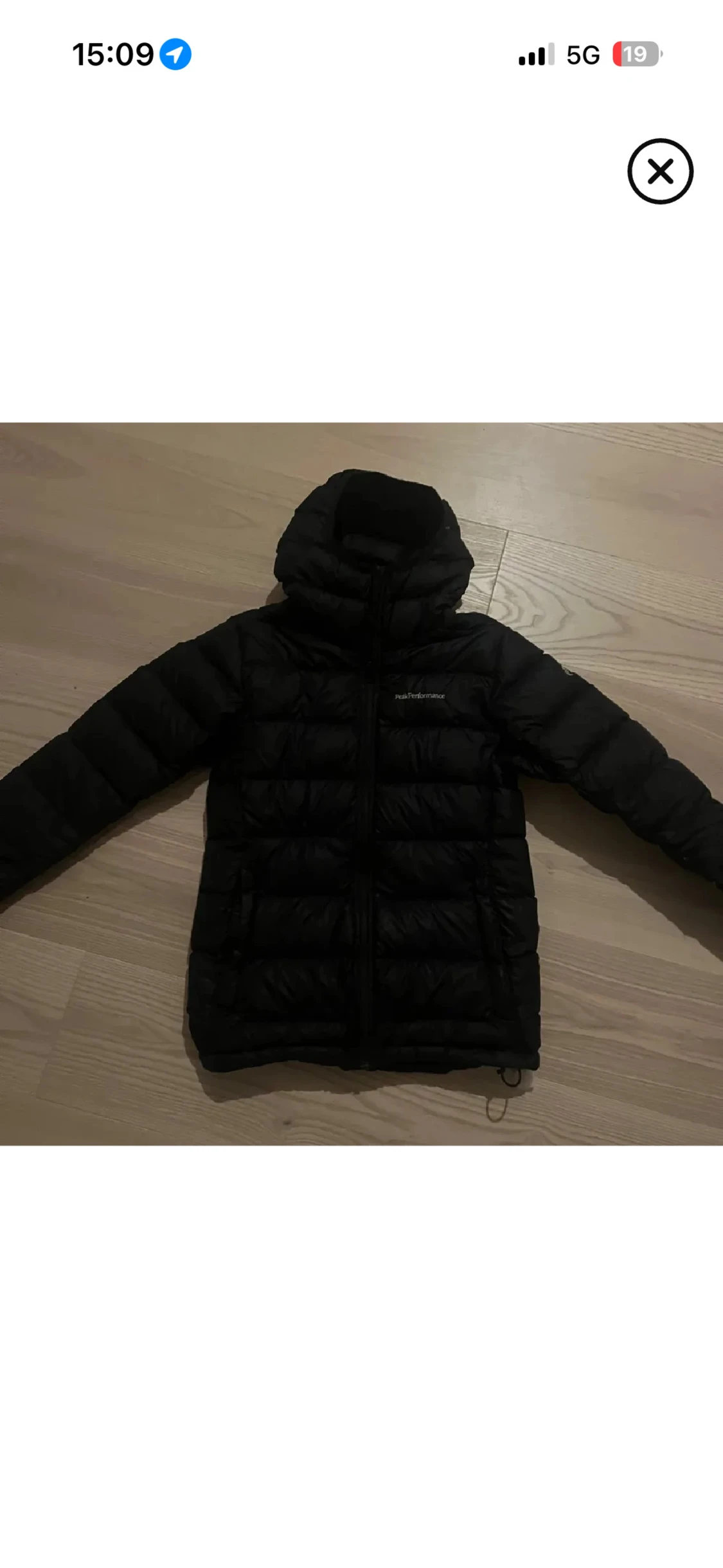 Svart dunjacka Peak Performance XS - 2