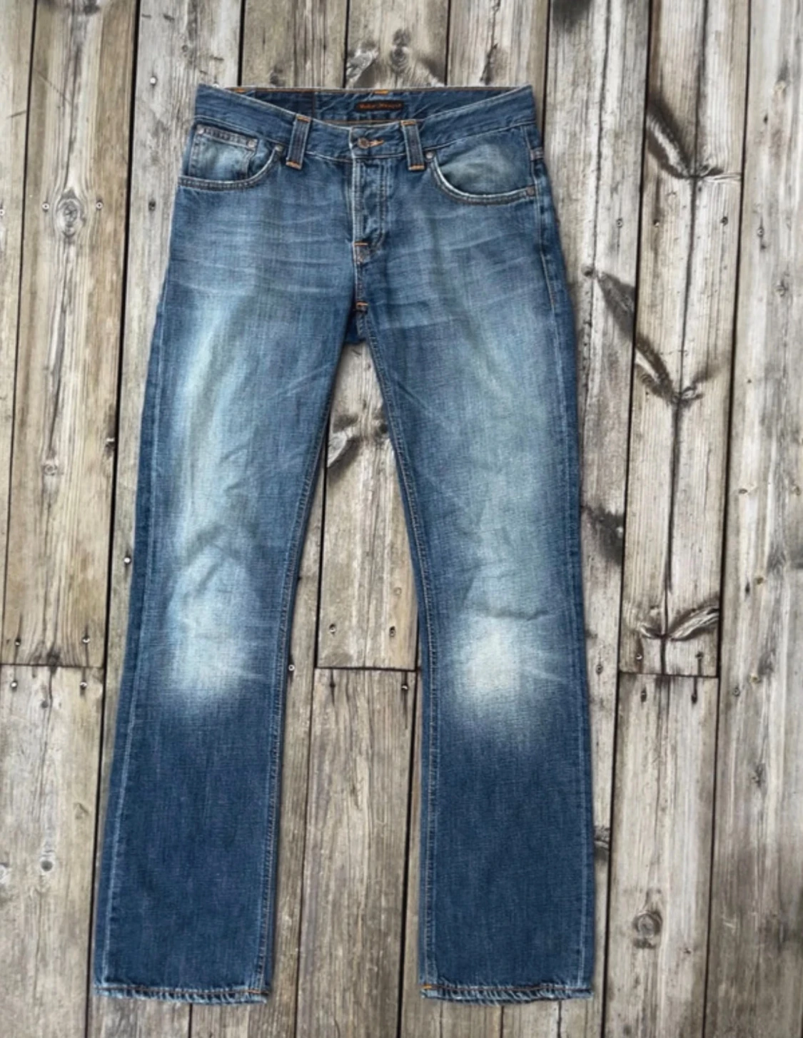 Nudie Jeans blå, bootcut