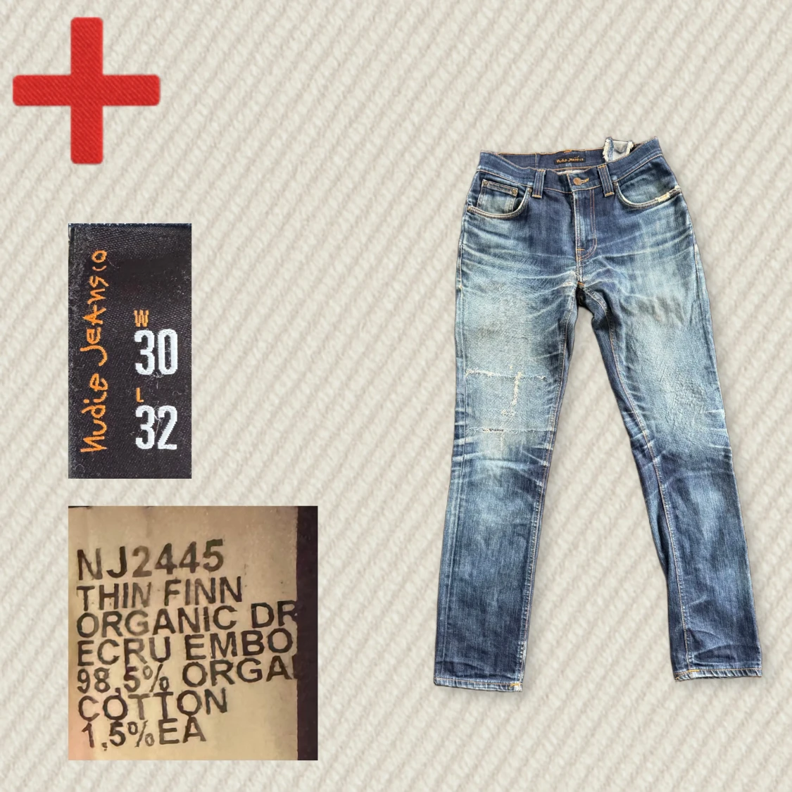 Slim Dry Nudie Jeans  - 2