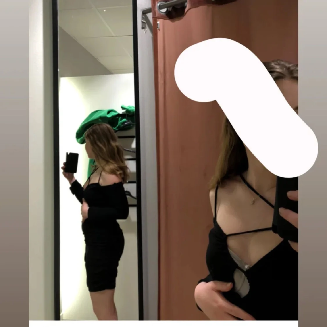 Svart  kort klänning - 1