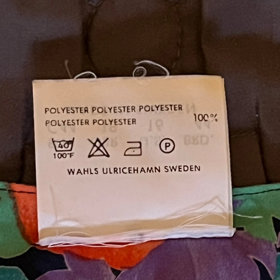 Färgglad blommig retro blus från Wahls strl C44 - 4