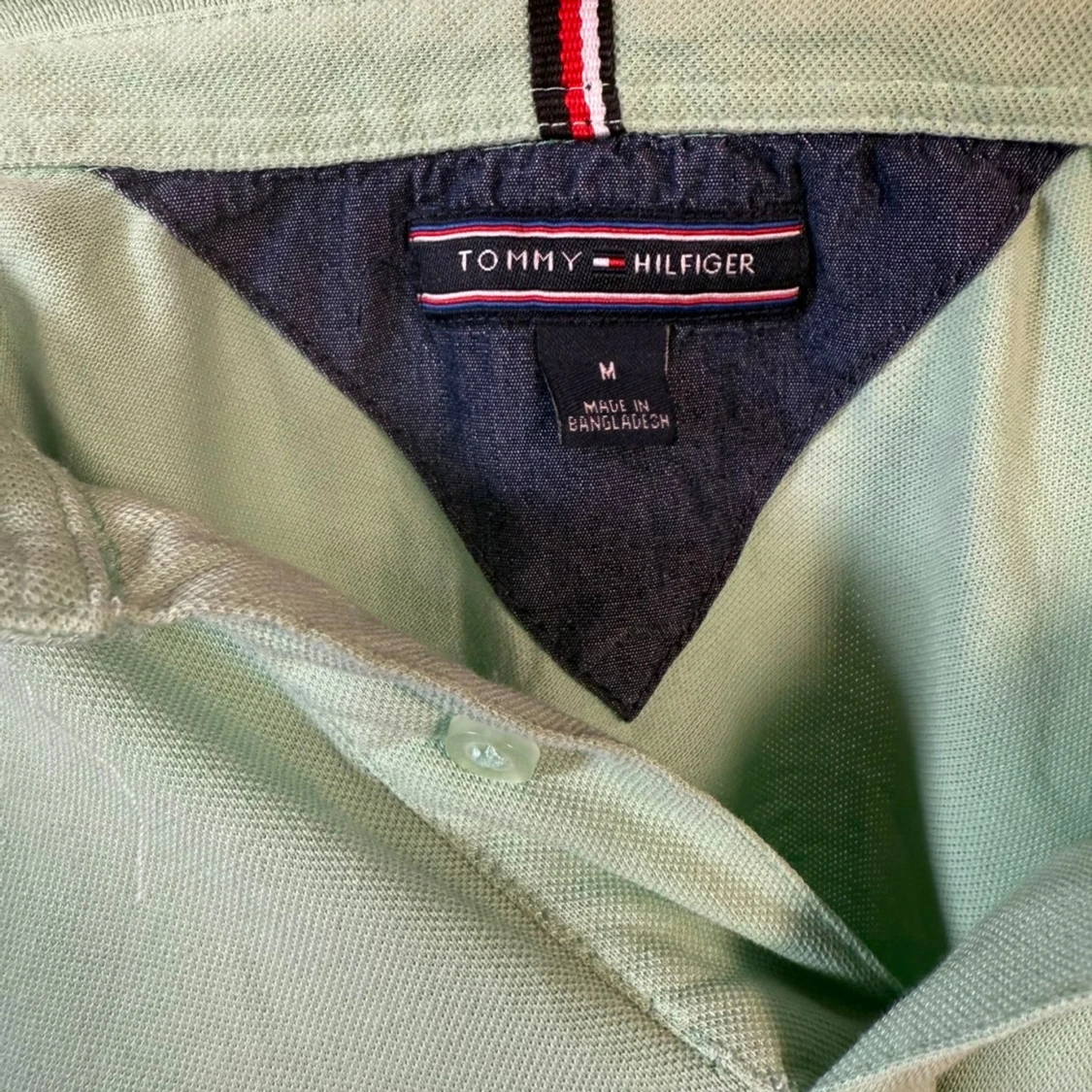 Mintgrön piké från Tommy Hilfiger - 3