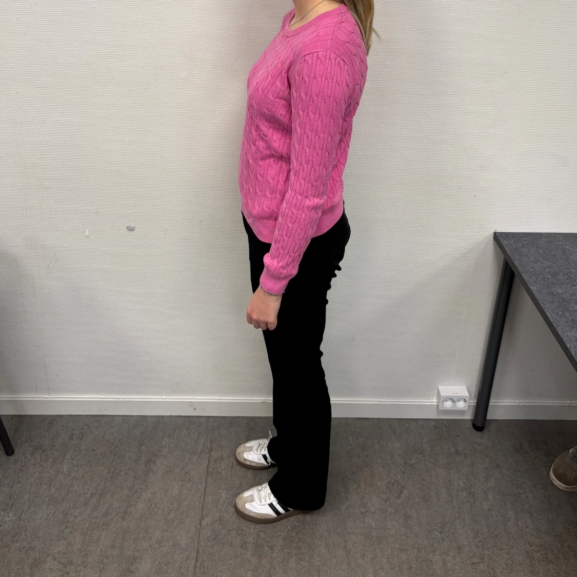 Rosa kabelstickad tröja från Morris lady - 3