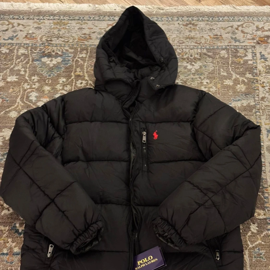 Svart pufferjacka från Polo Ralph Lauren - 1