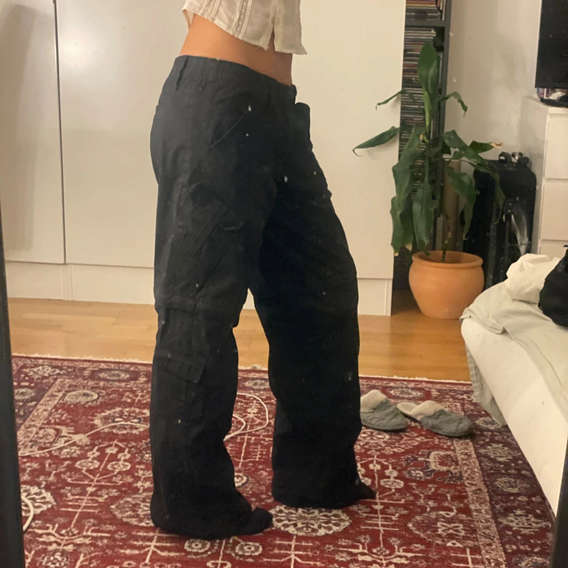Svarta baggy cargos - 2
