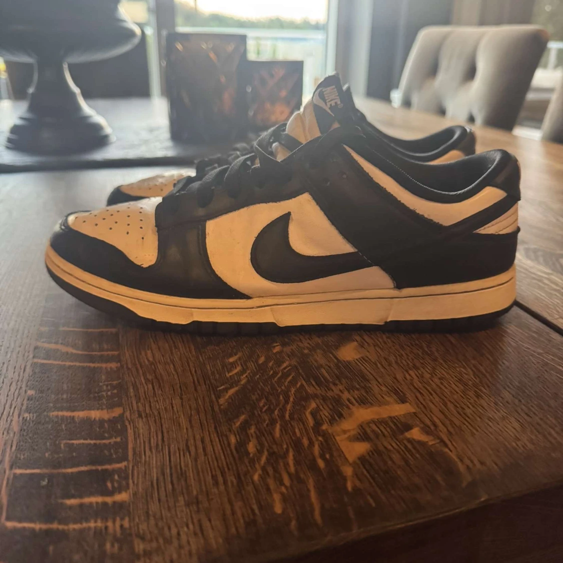 Nike Dunk Low svart/vit sneakers