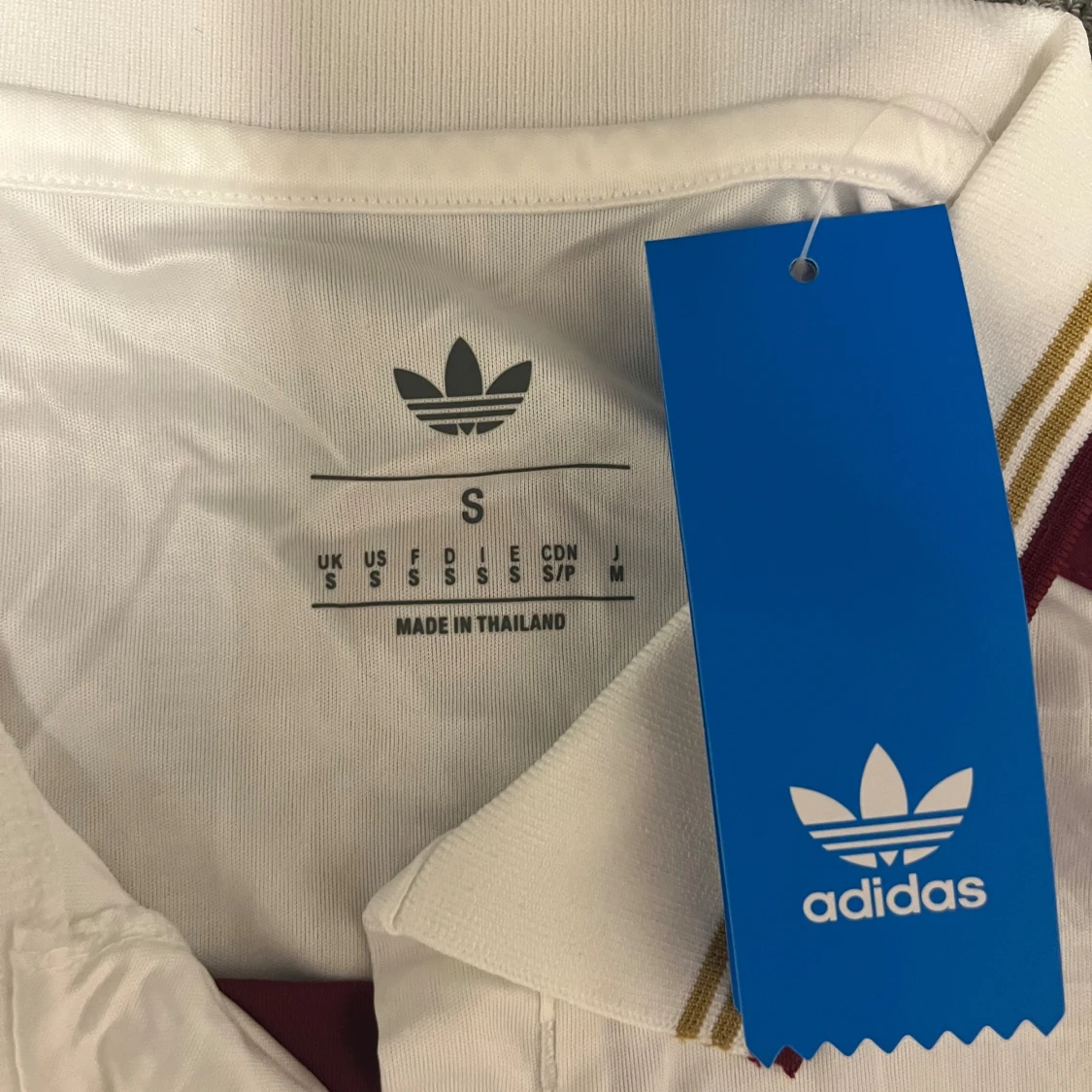 Vit Arsenal fotbollströja Adidas S - 3