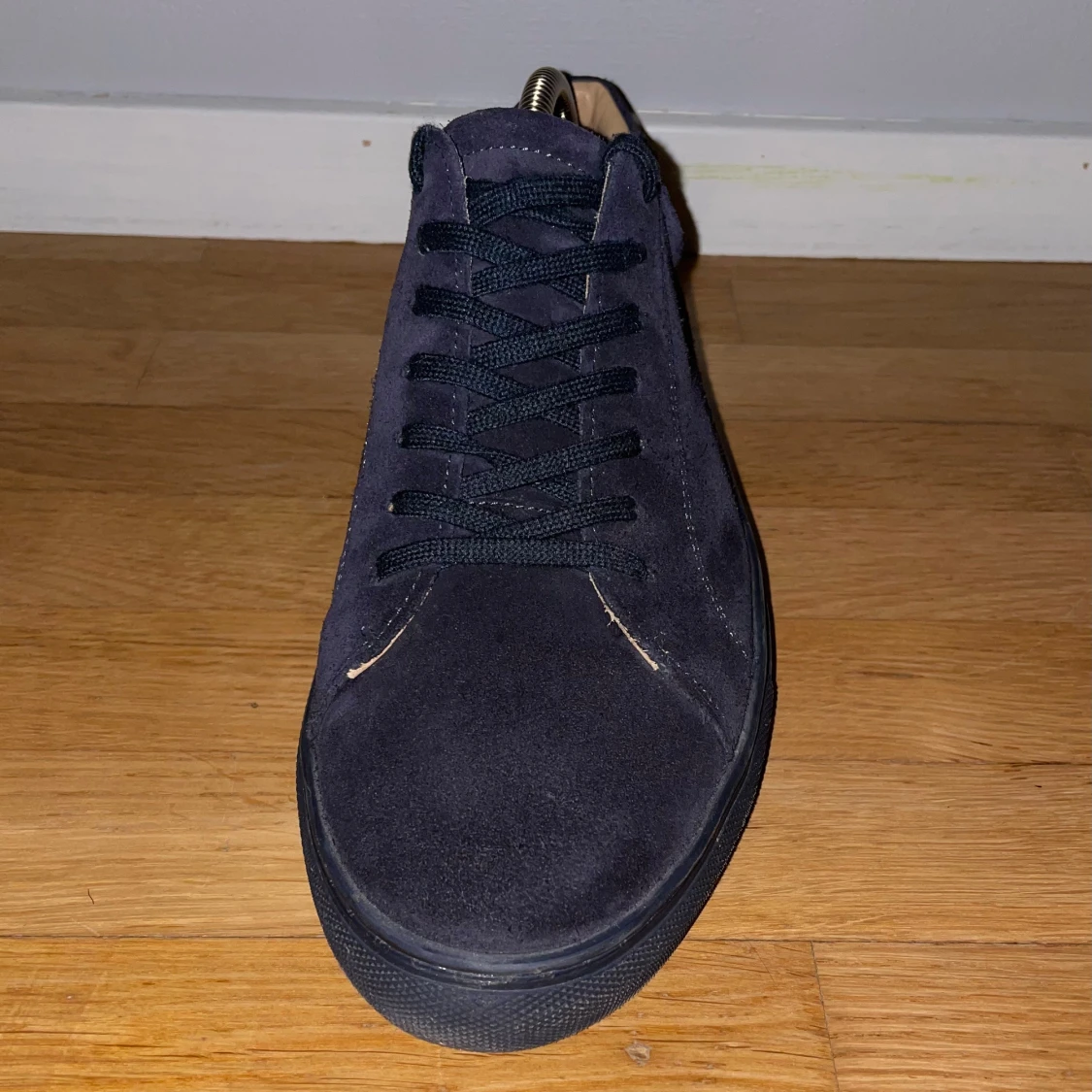 Myrqvist mörkblå mockasneakers - 1