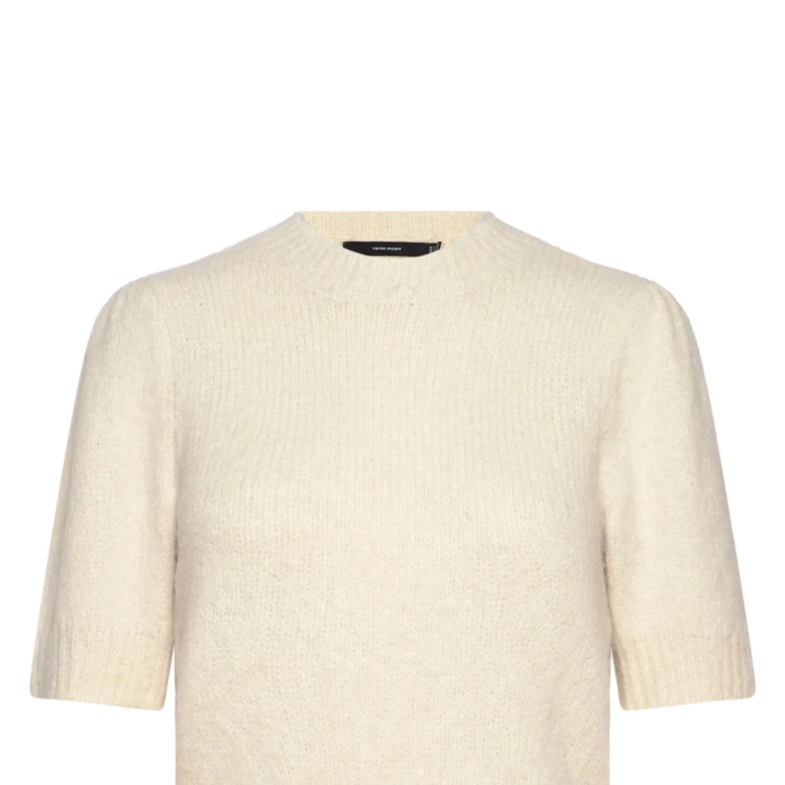 Vit stickad tröja från Vero Moda