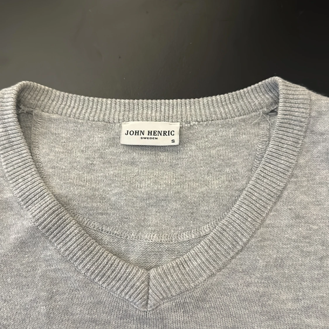 Ljusgrå stickad tröja John Henric - 2