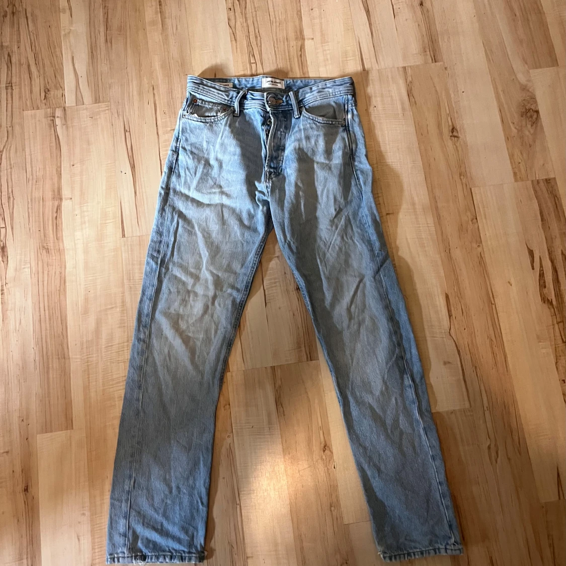 Levi's 501 ljusblå jeans straight fit