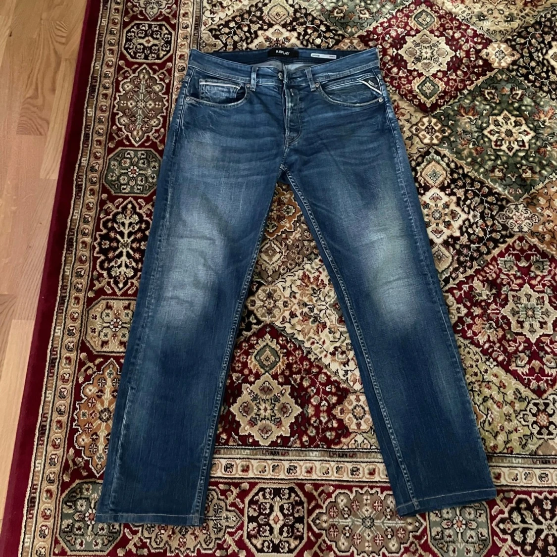 Blå jeansbyxor Replay Grover - 1