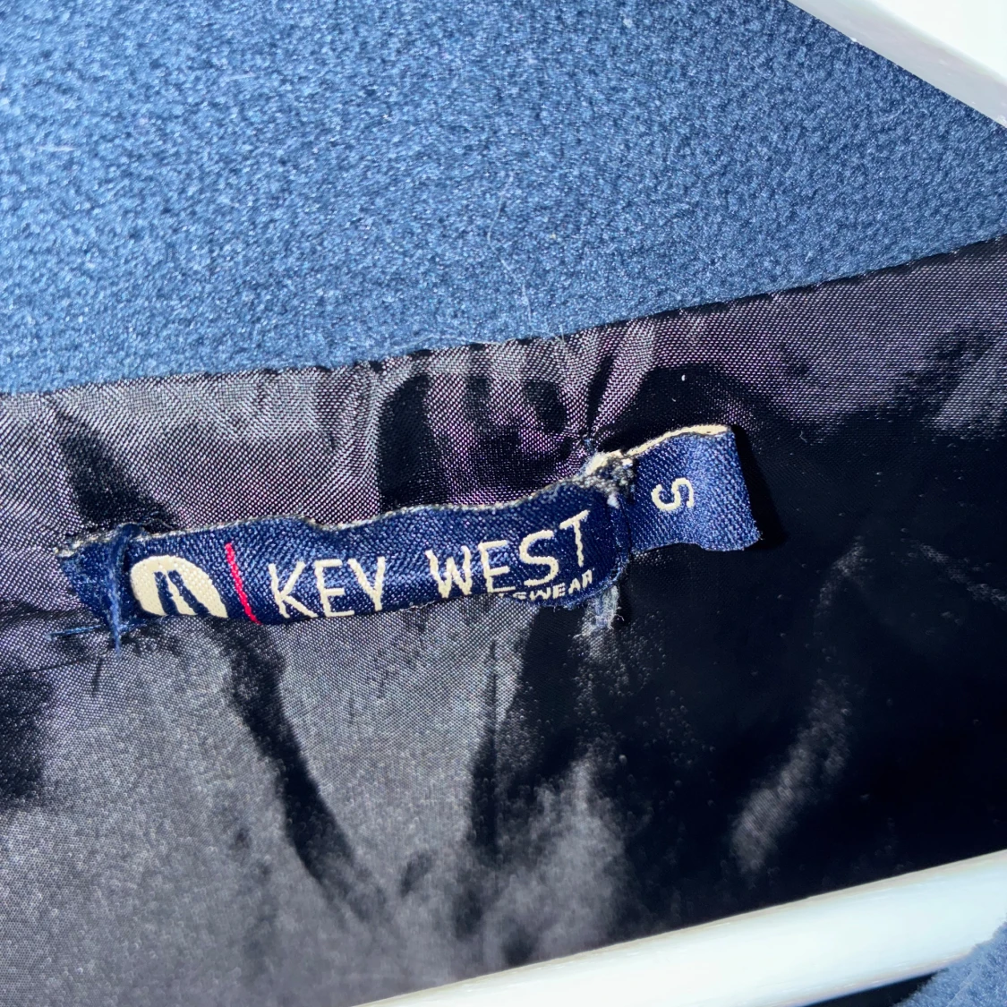 Mörkblå fleecejacka Key West XS - 2