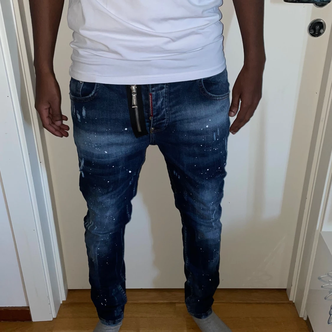 Dsquared jeans blå strl 46