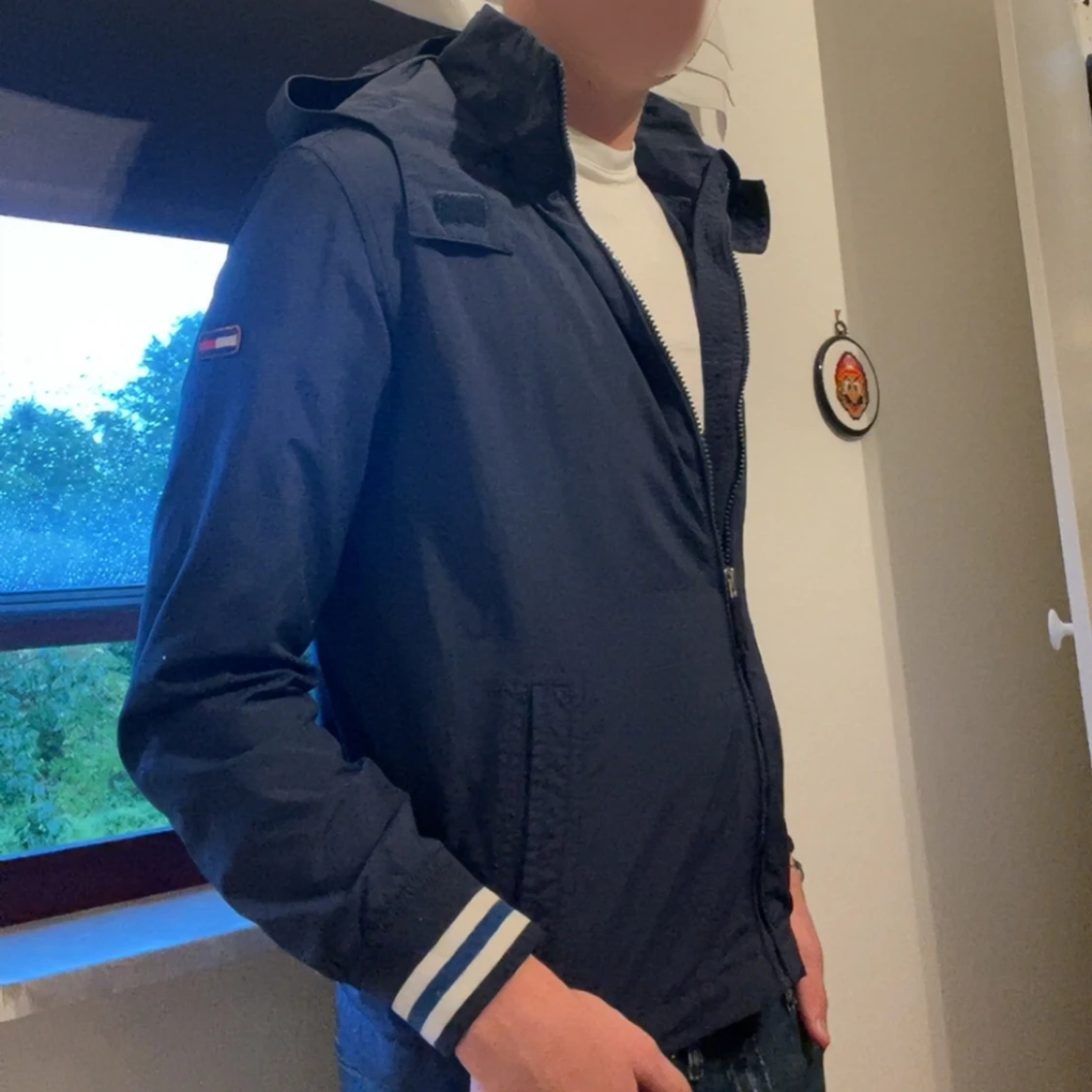 Blå vindjacka Tommy Hilfiger 164