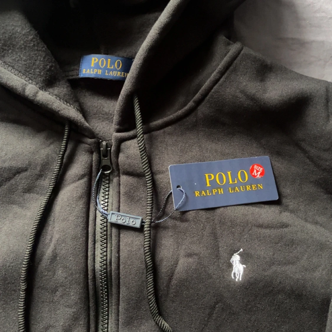 Mörkgrön hoodie från Polo Ralph Lauren - 1