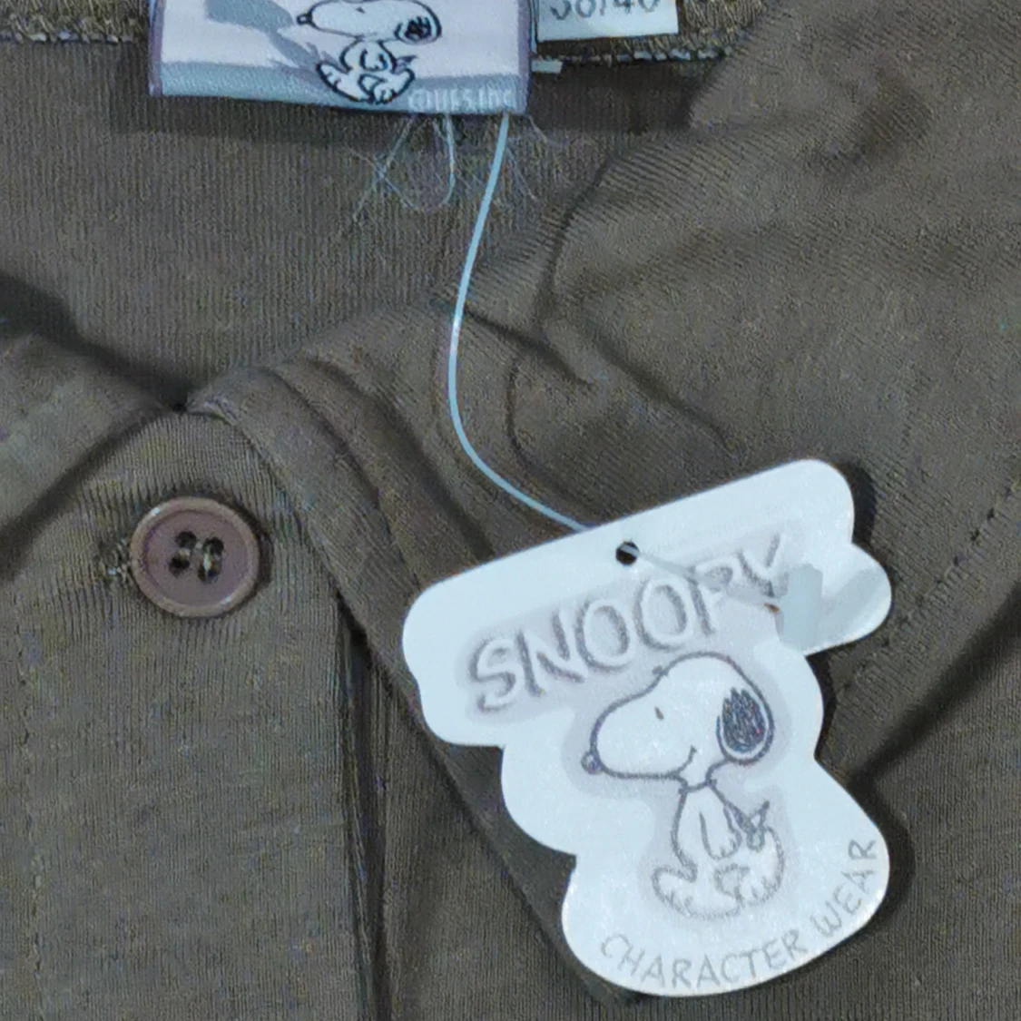 Olivgröna Snoopy pyjamas i 2 delar  - 2