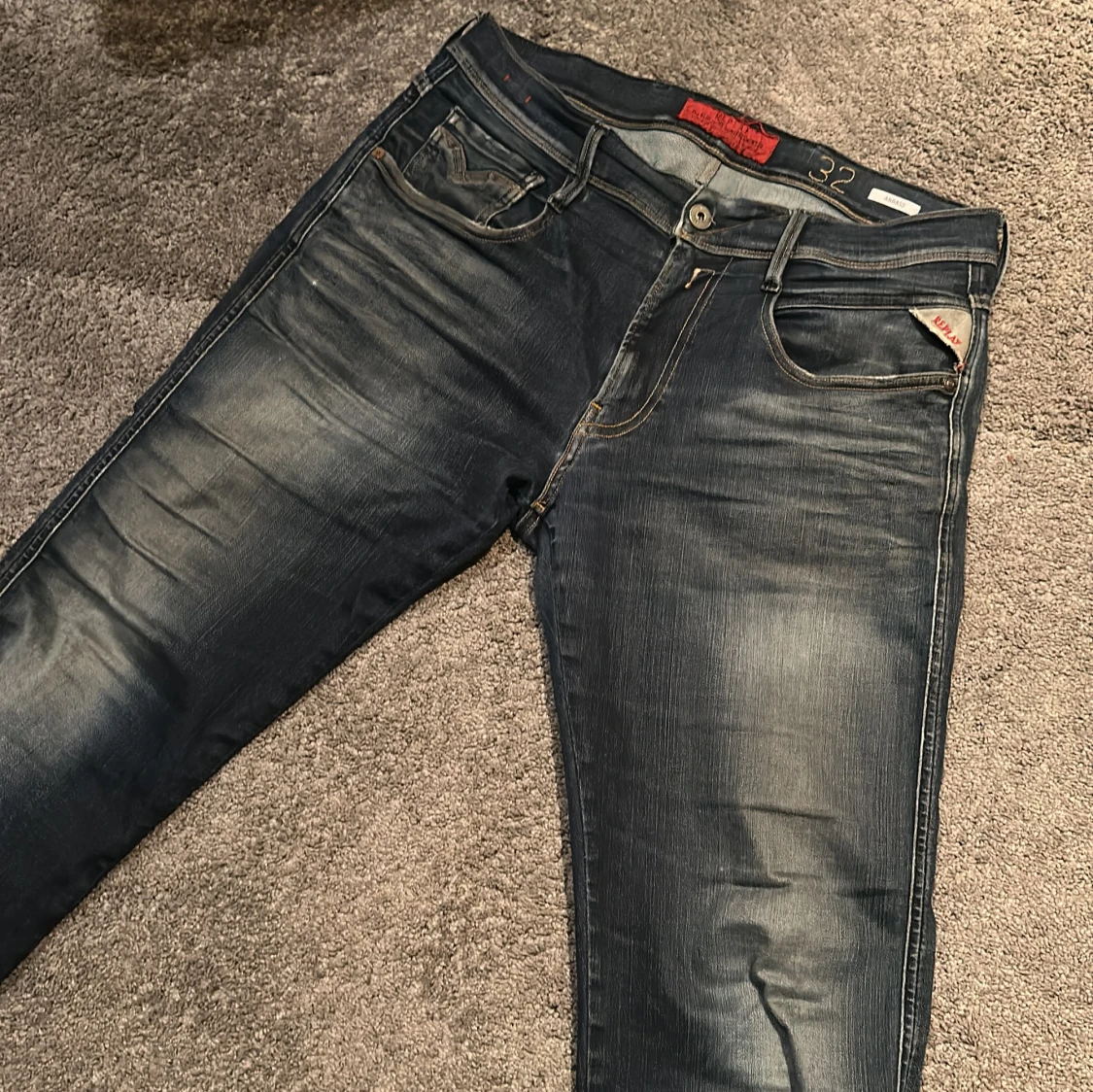 Replay Anbass jeans mörkblå herr - 1