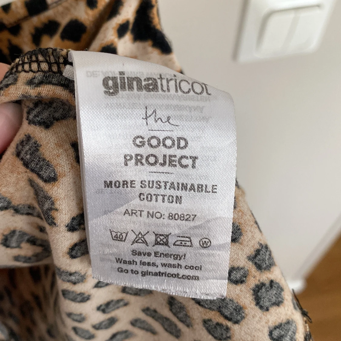 Leopardmönstrad linnetopp Gina Tricot - 2