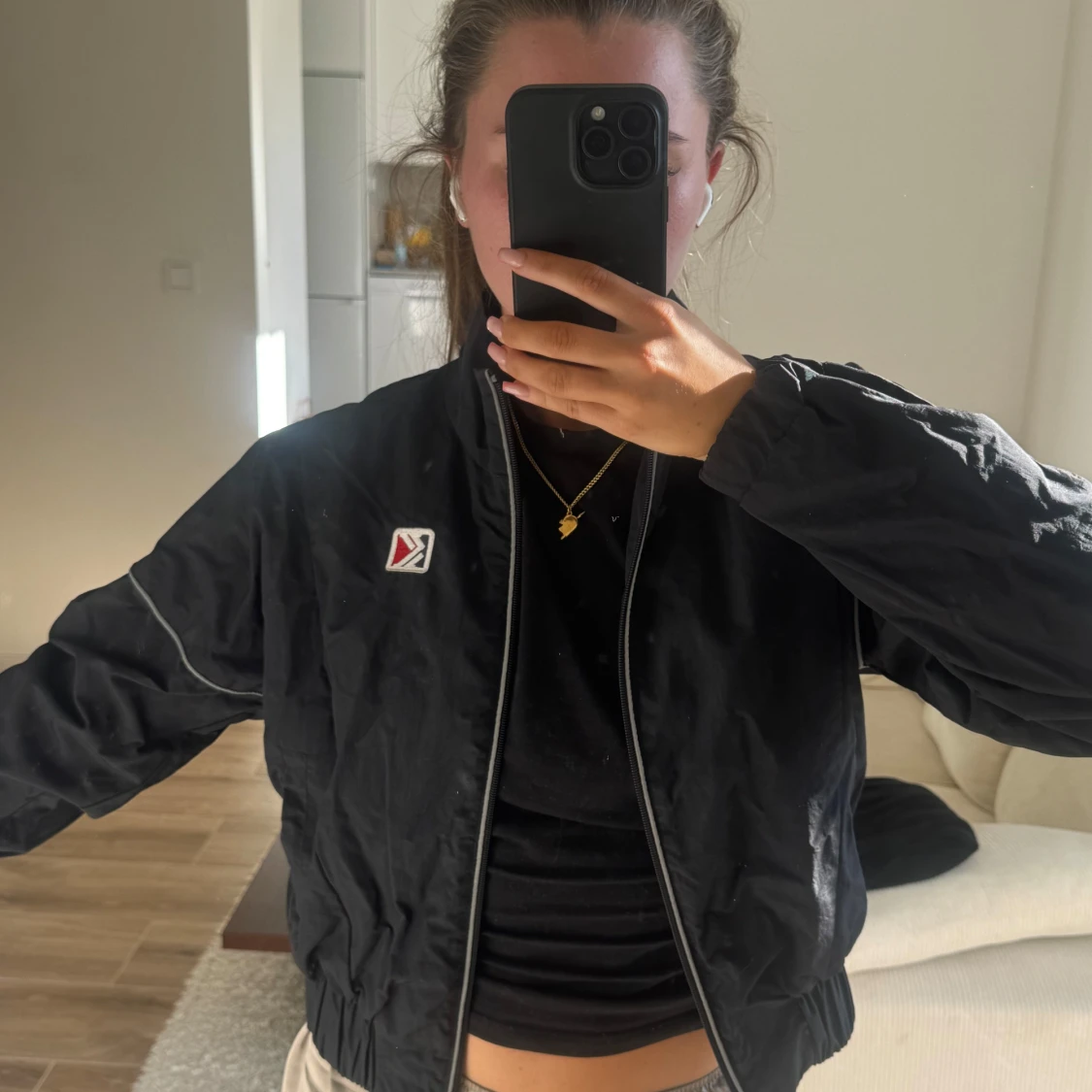 Svart vindjacka från Kani Sport XS - 1