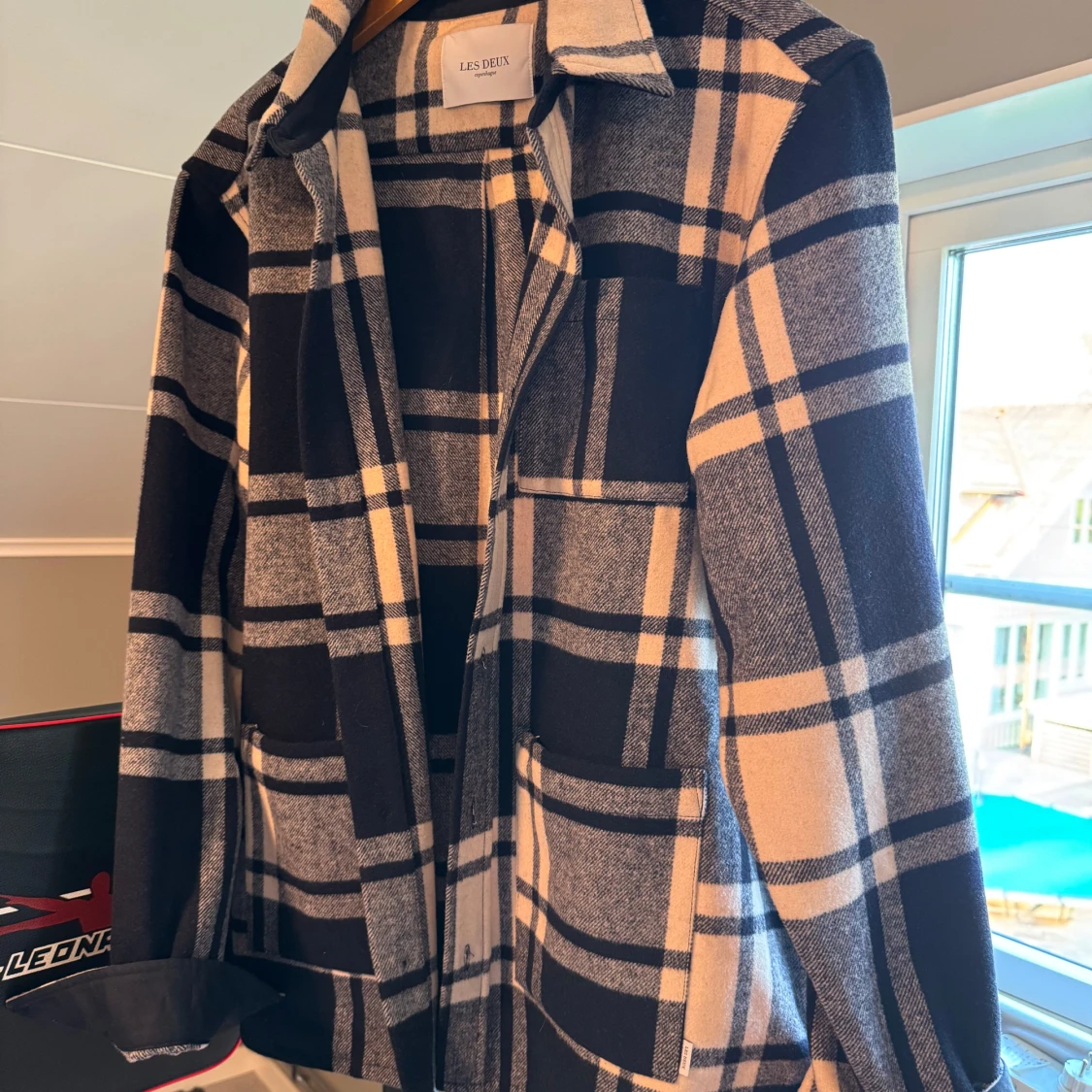 Rutig overshirt från Les Deux