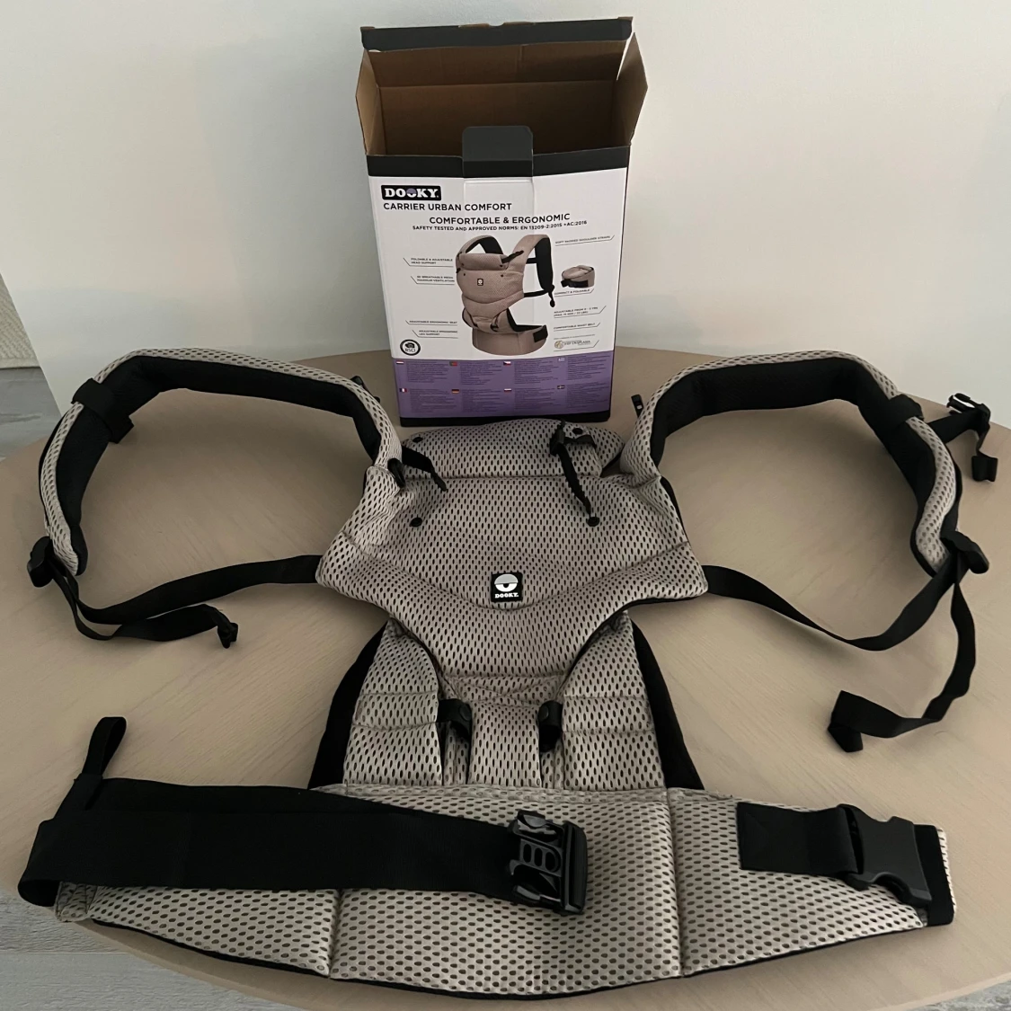 Dooky bärsele Urban Comfort beige mesh - 2