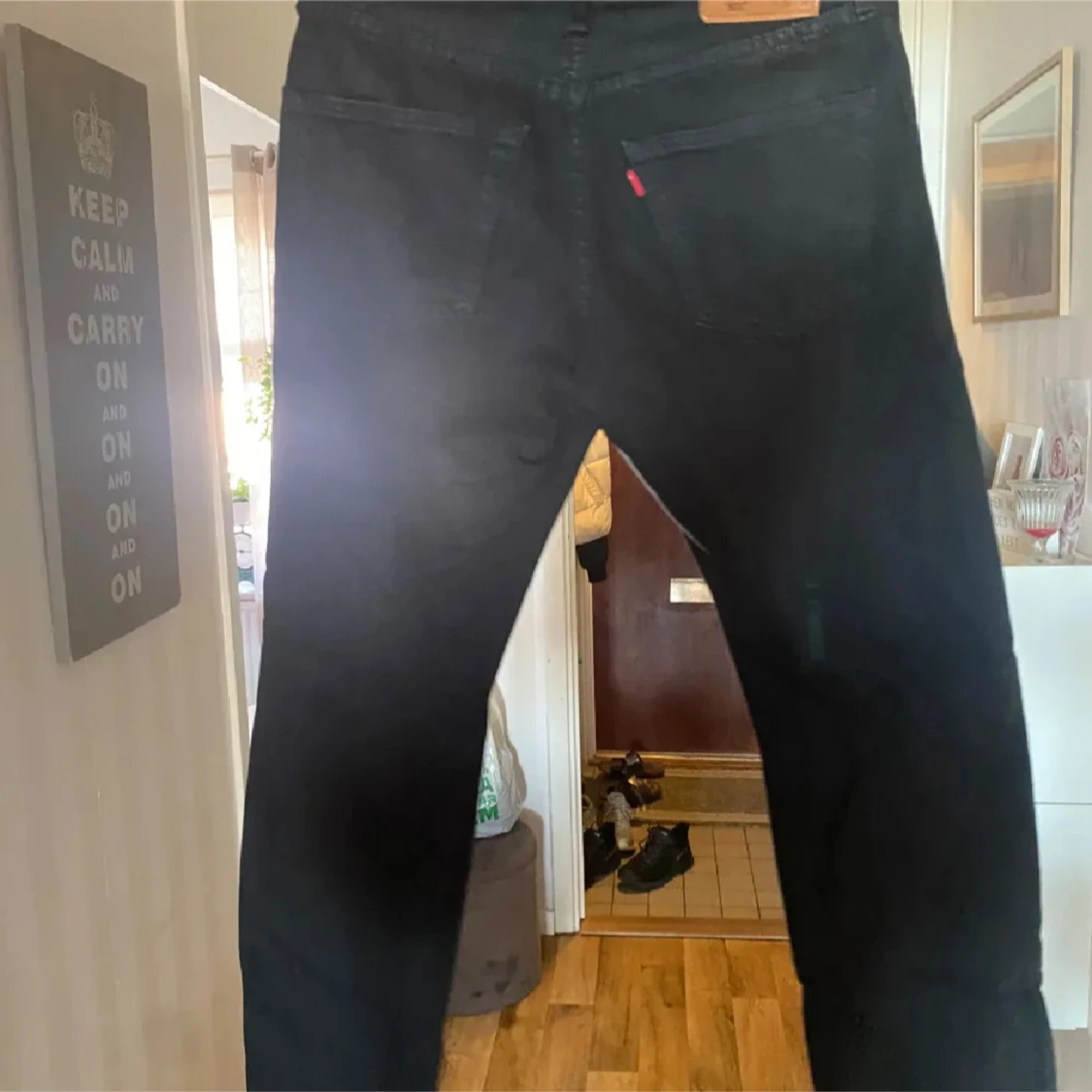 Svarta Levi's 501 jeans W30 L30 - 1