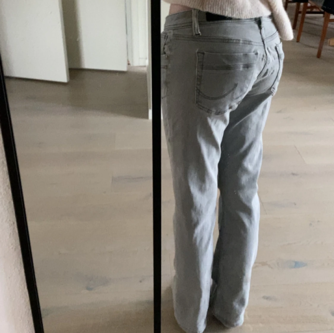 Gråa lågmidjade LTB jeans - 3