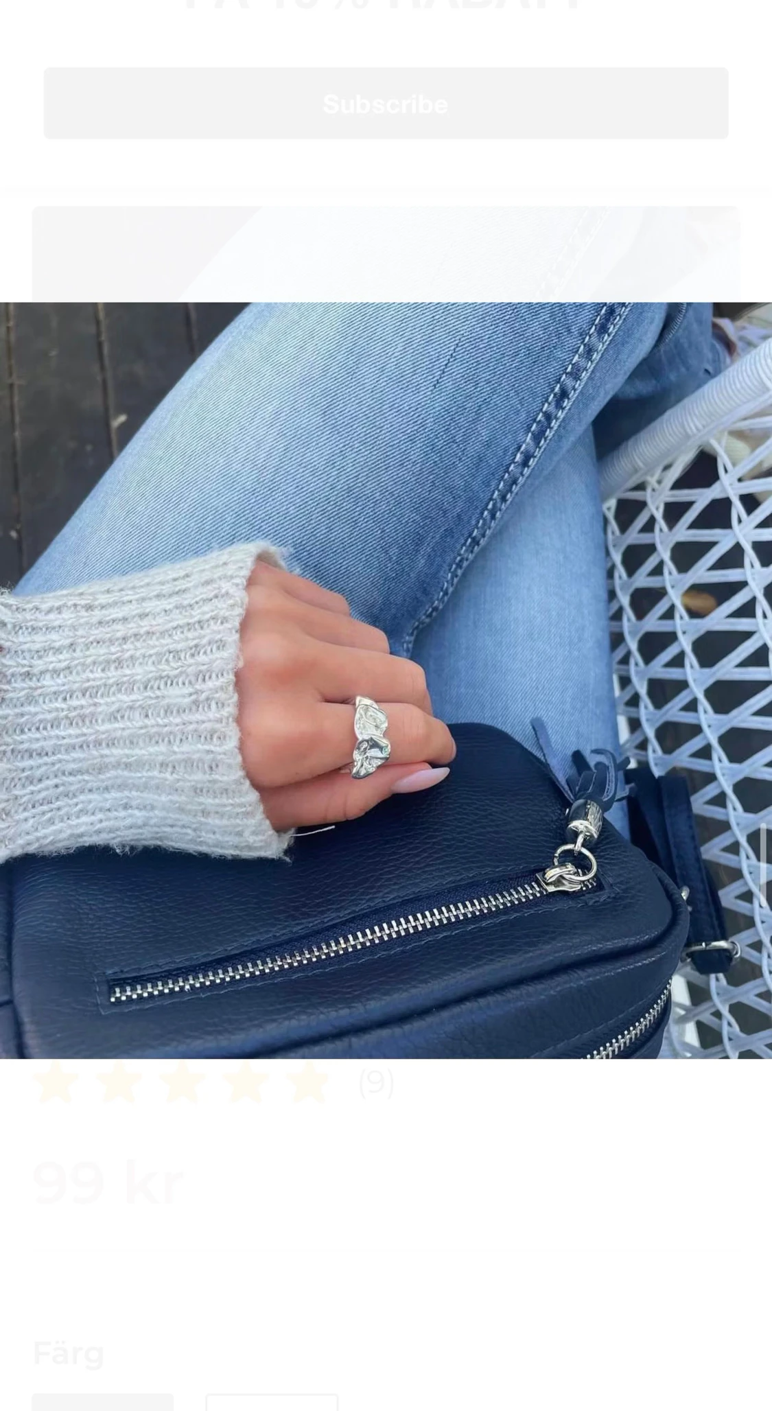 Chunky ring i GULD - 1