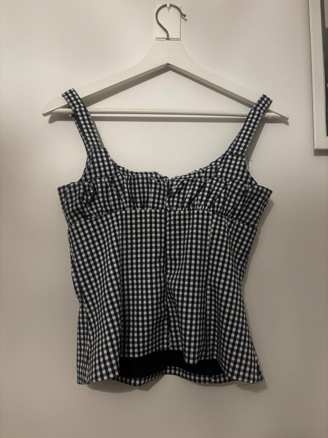 Blå & Vit topp Zara  - 2