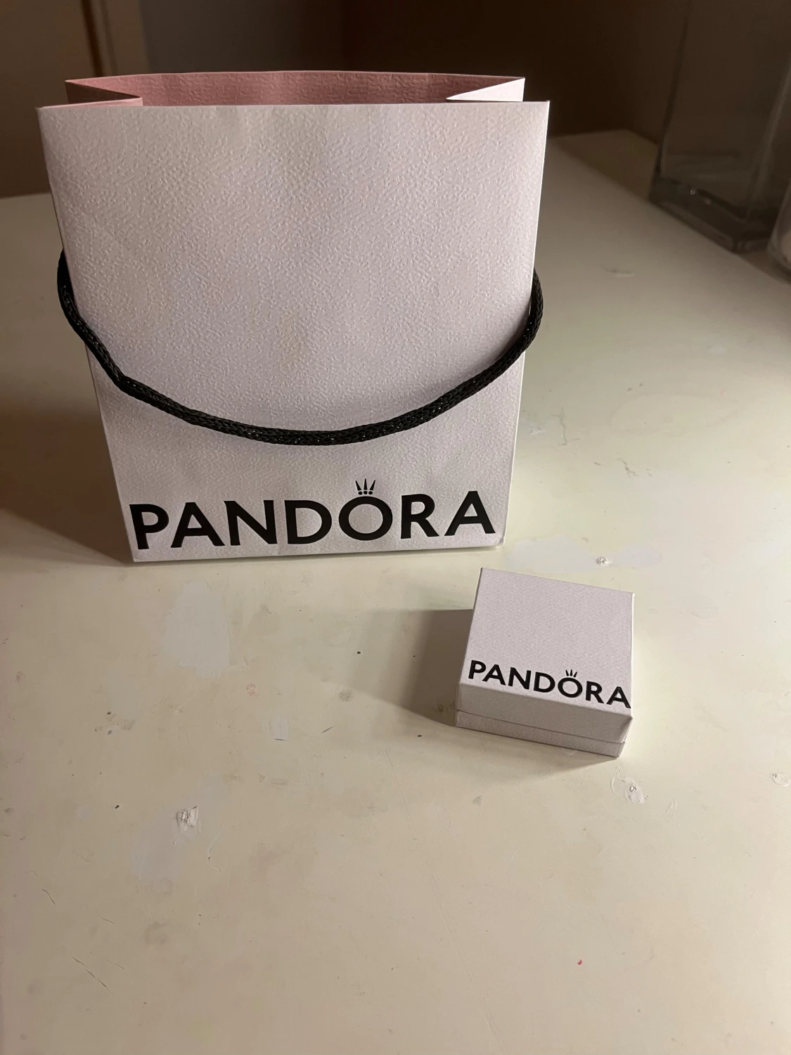 Pandora silverring med hjärta