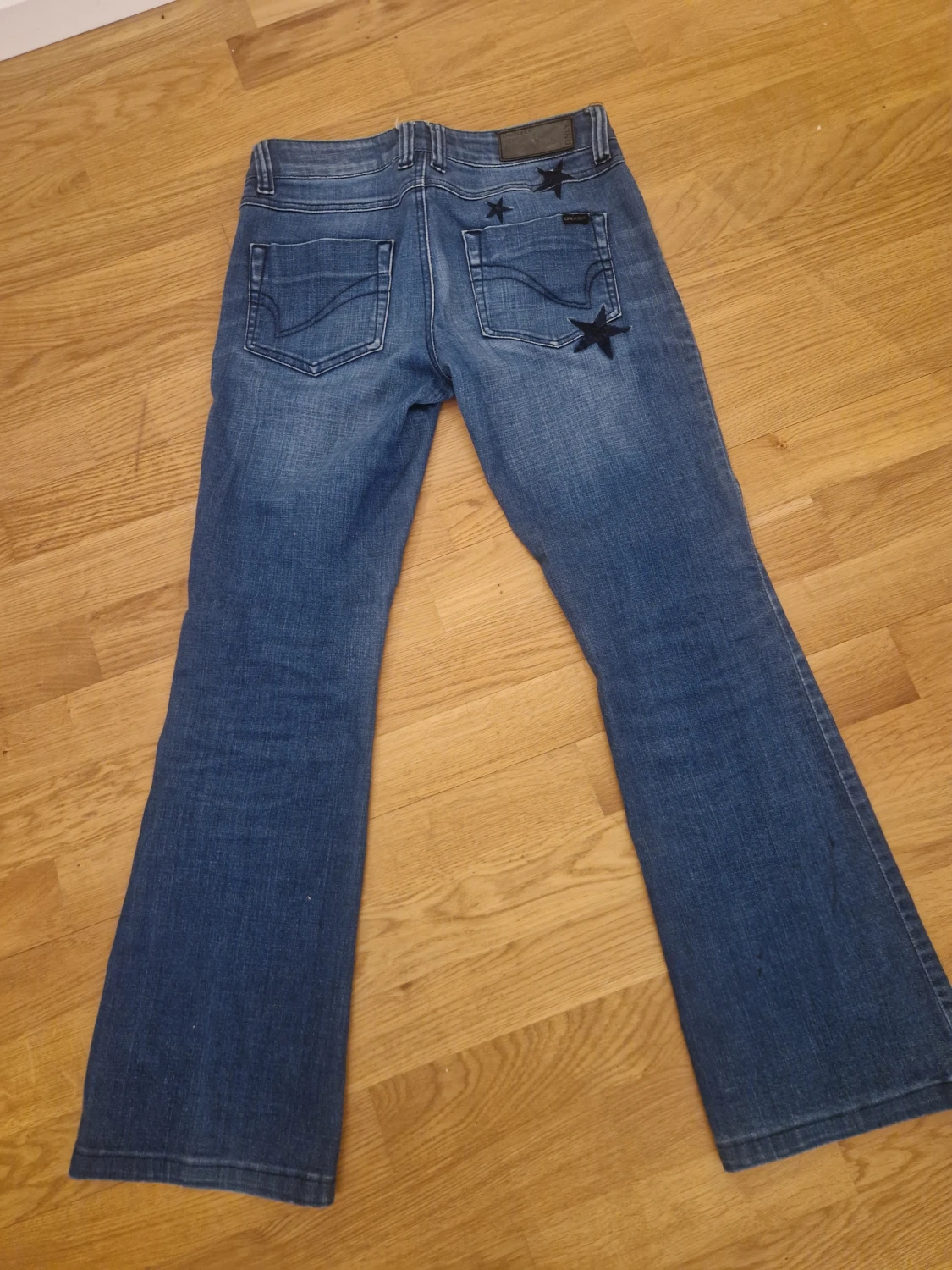 Lågmidjade bootcut jeans  - 1