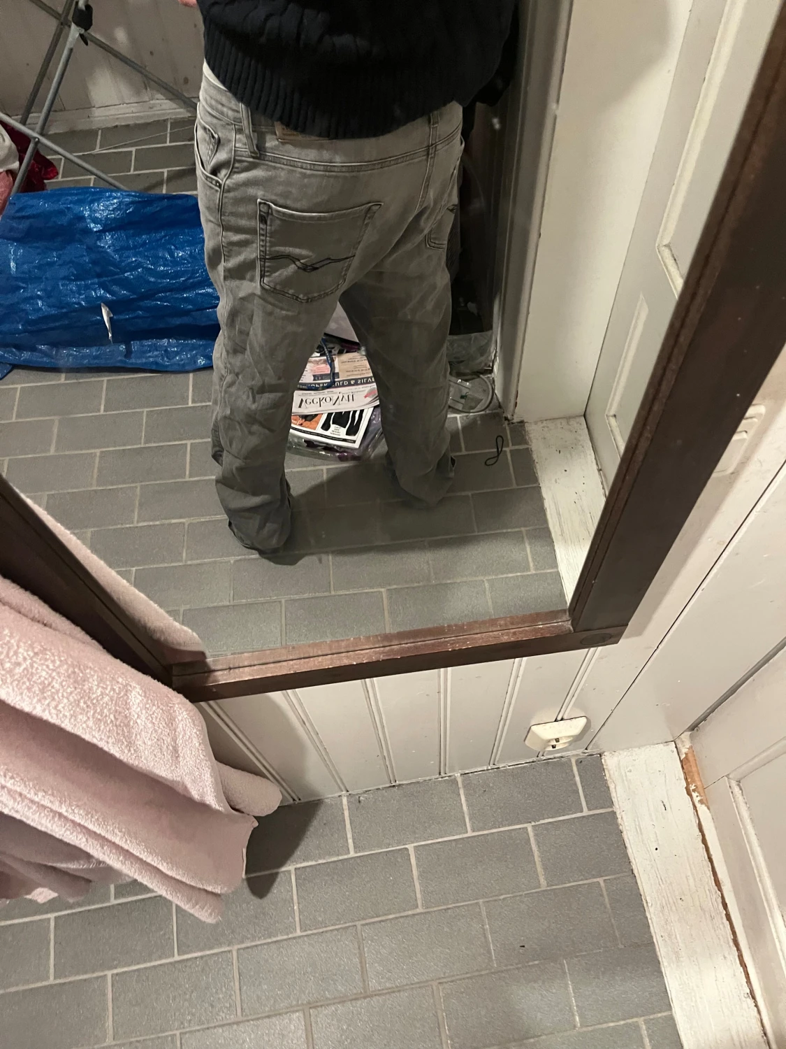 Grå Replay jeans straight fit - 3