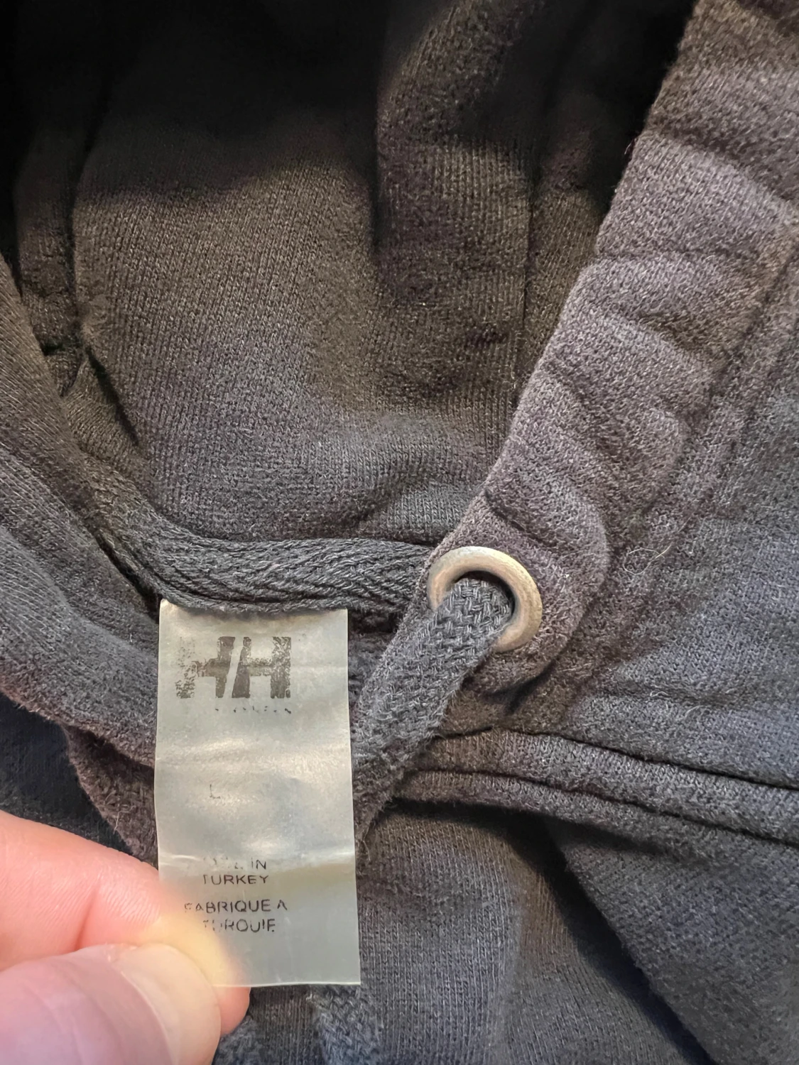 Svart hoodie från Helly Hansen - strl.L - 1