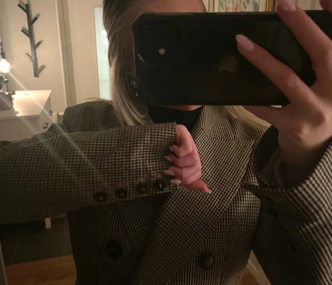 Rutig figursydd kavaj - 1