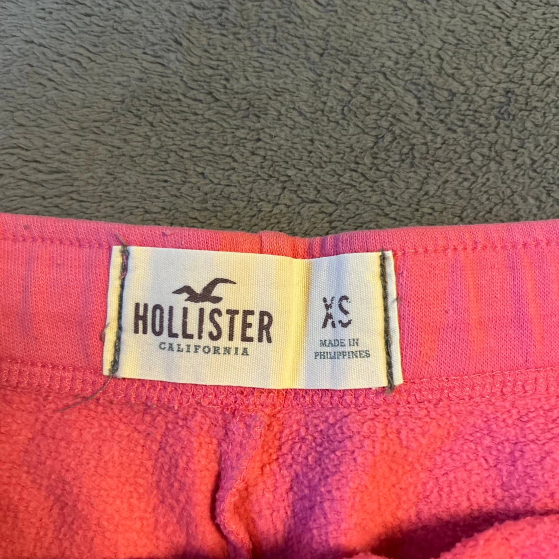 Rosa Hollister shorts med snörning XS - 3