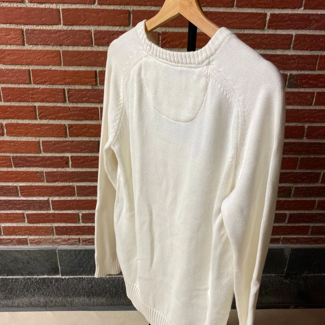 Vit stickad tröja från Morris - 2