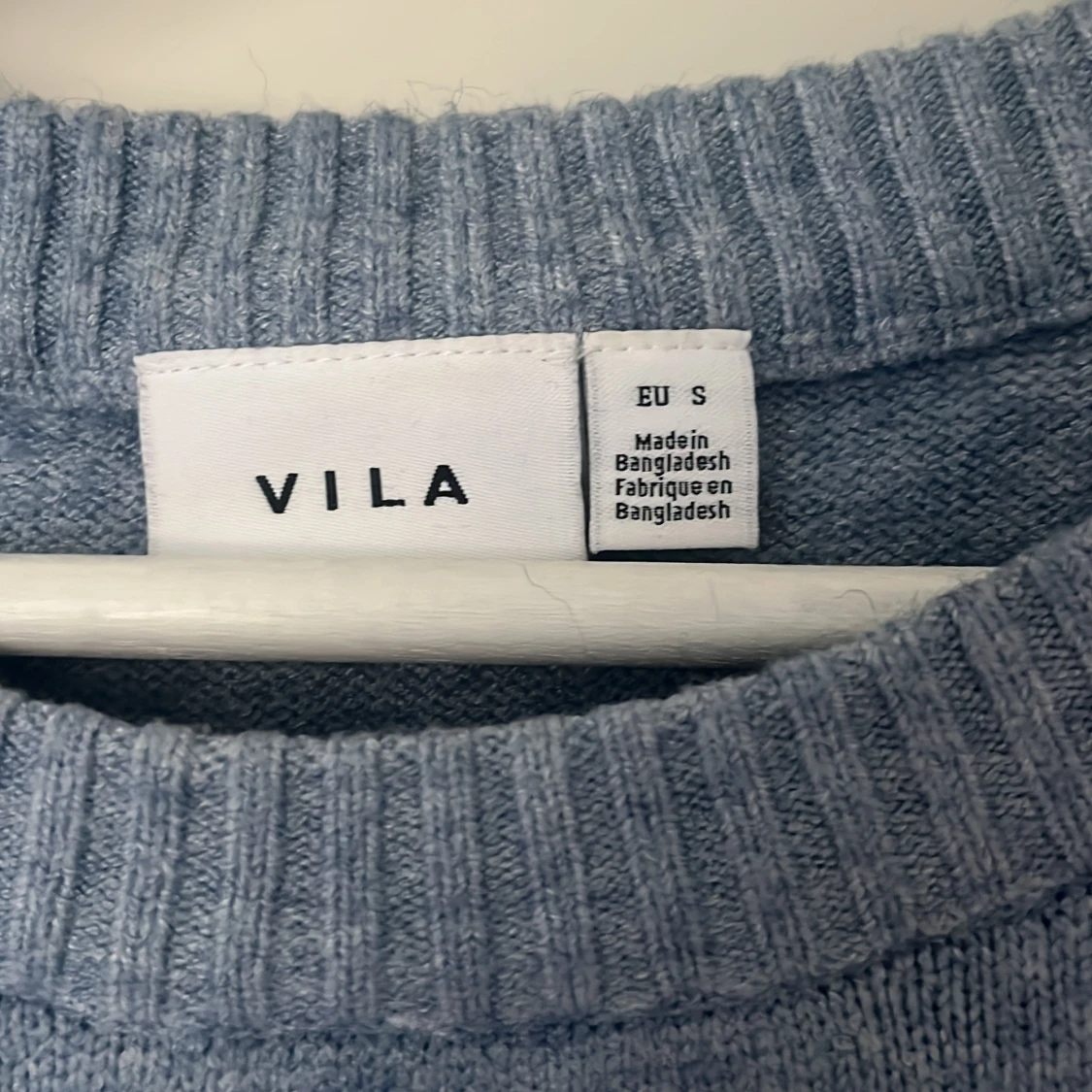 Blå stickad tröja från Vila - 1