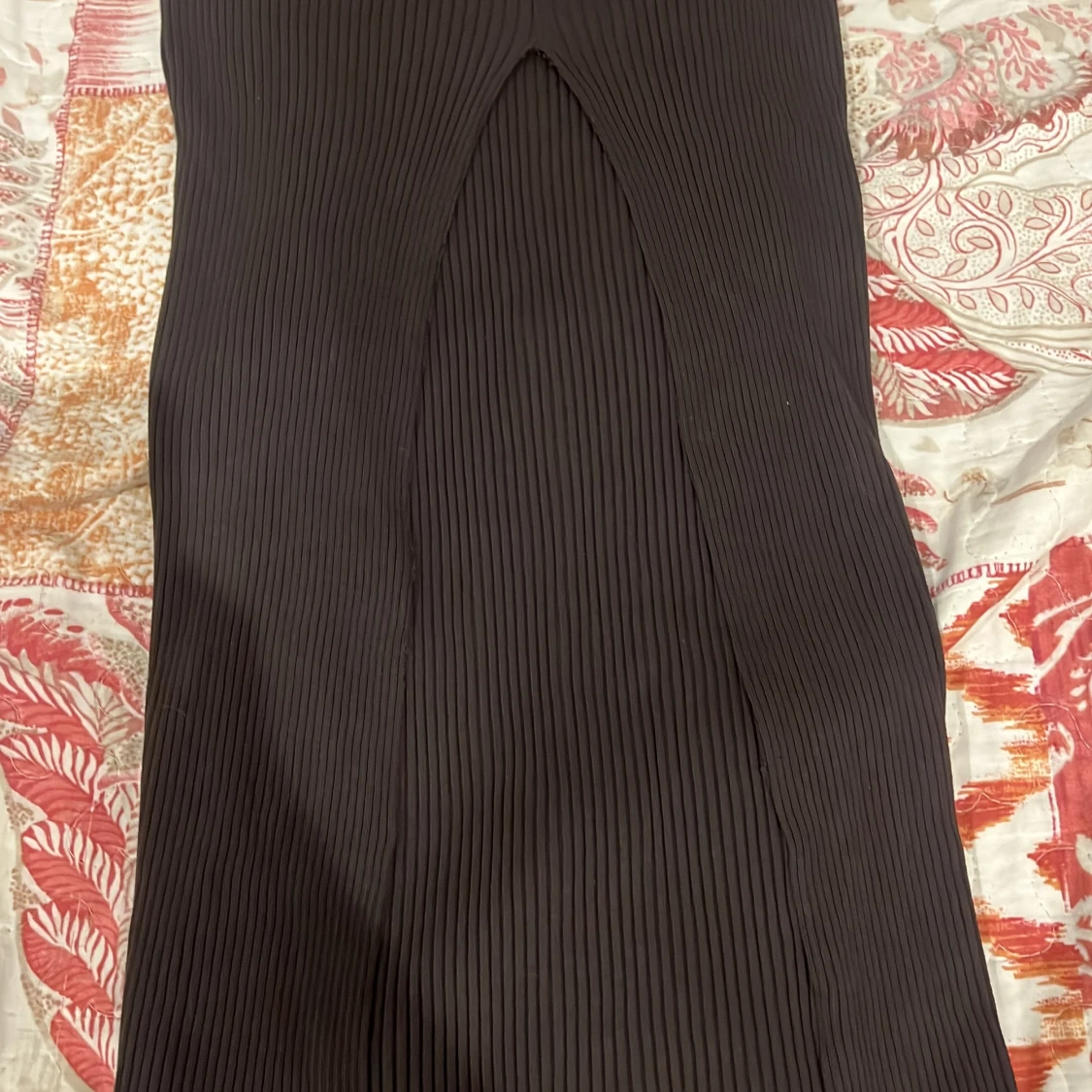 Brun långkjol från Zara med slits - 2