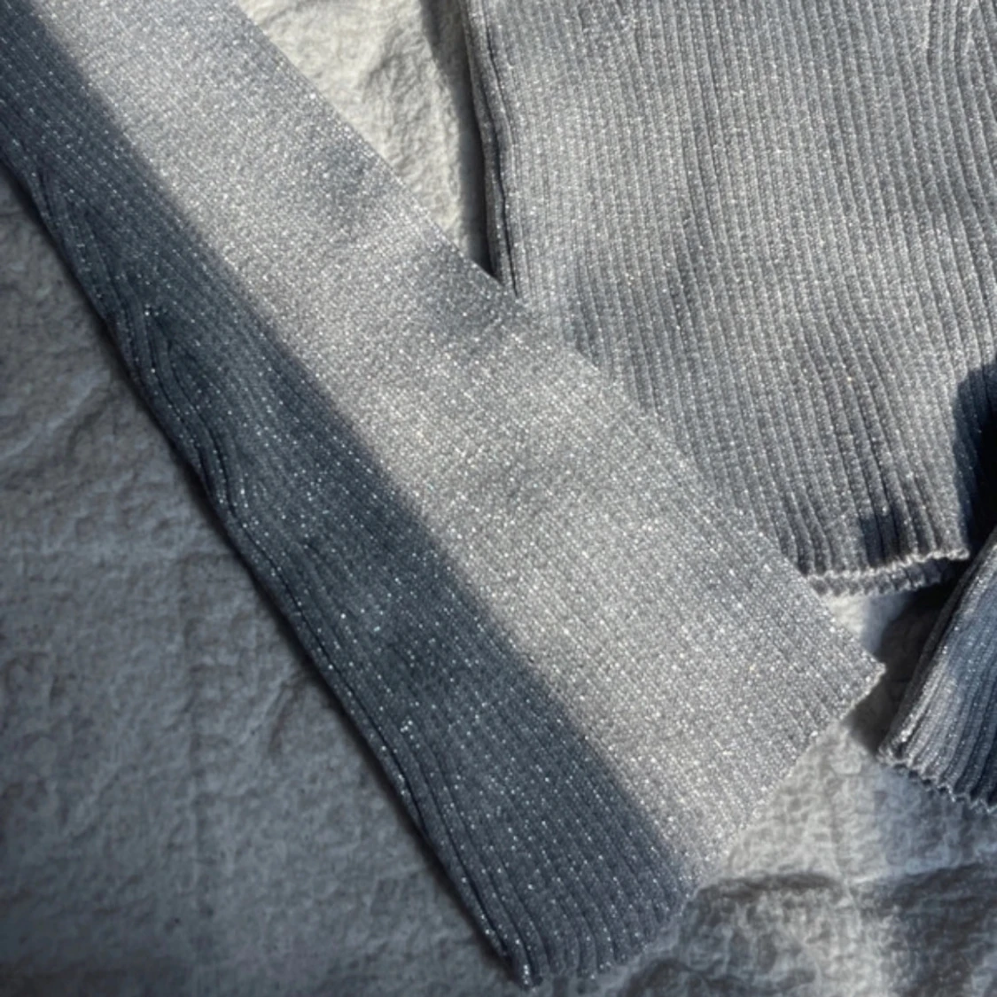 Silvrig glitter tröja - 2