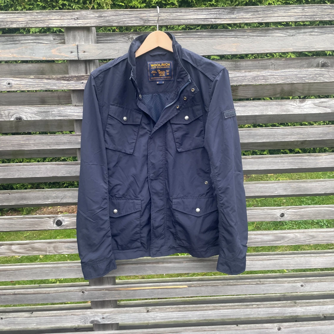 Woolrich fieldjacka blå