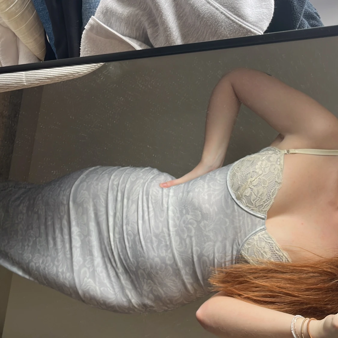 Tigermist lång klänning  - 1