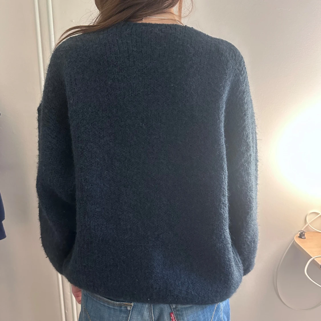 Mörkblå Lindex kofta - 3