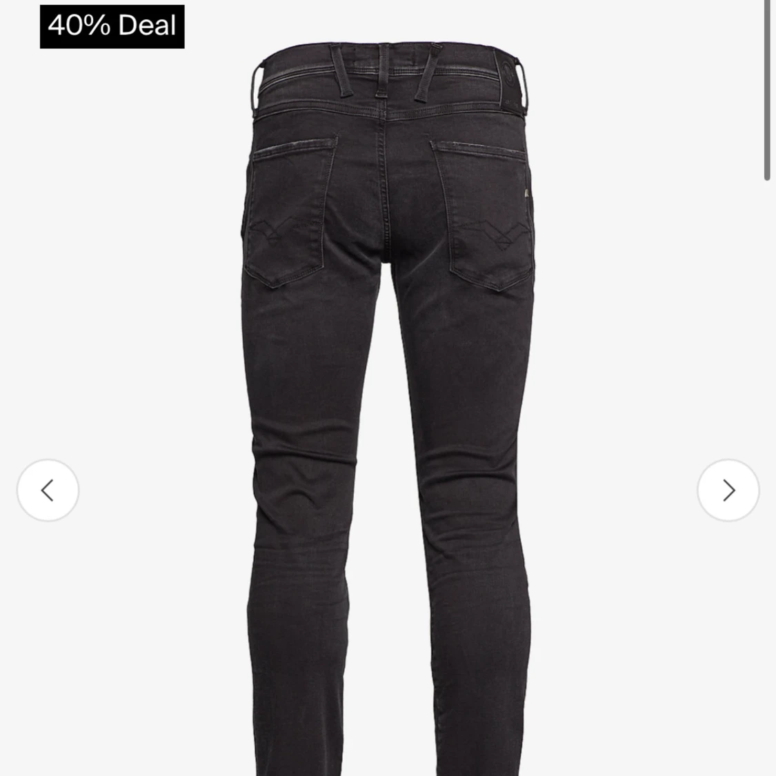 Svarta Replay Anbass jeans slim fit