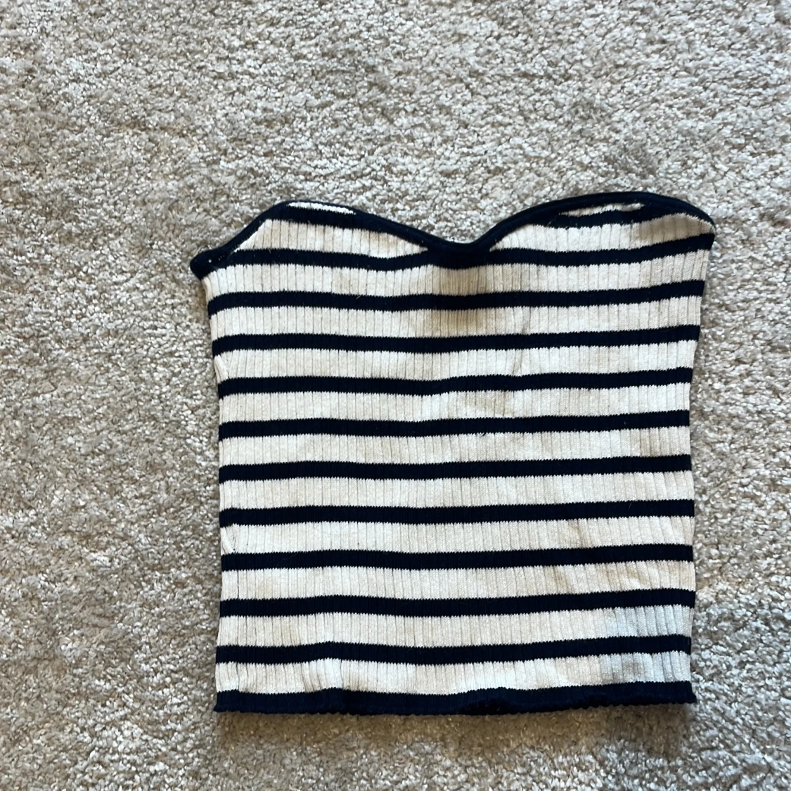 Randig ribbad tubtopp från H&M Divided