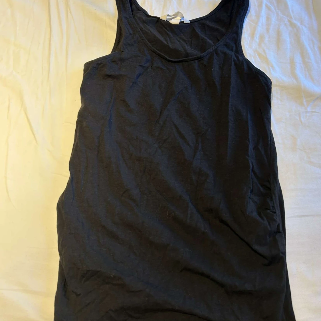 Svart ärmlös sport tröja 